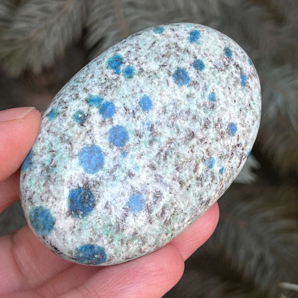 Palmstone K2 Granit cu azurit model 9, pietre semipretioase - druzy.ro 1 