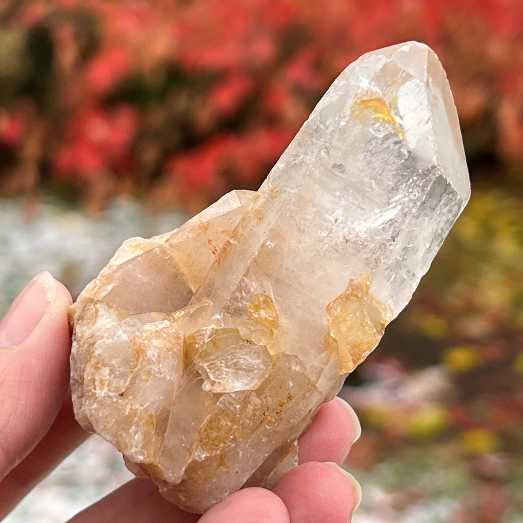 Varf BRUT cuart incolor / cristal de stanca model 5A, druzy.ro, cristale 6