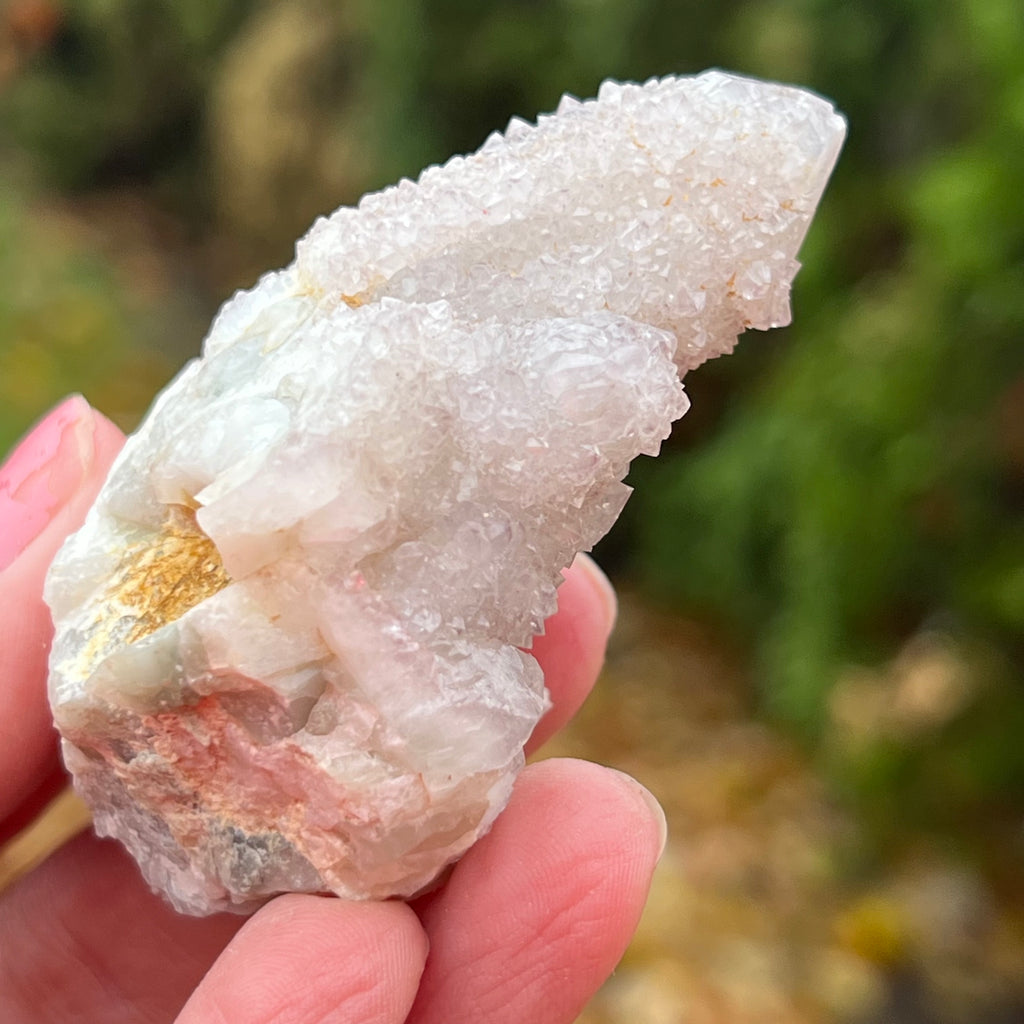 Cluster cuart spirit/cuart cactus mini model AF3/5, druzy.ro, cristale 3