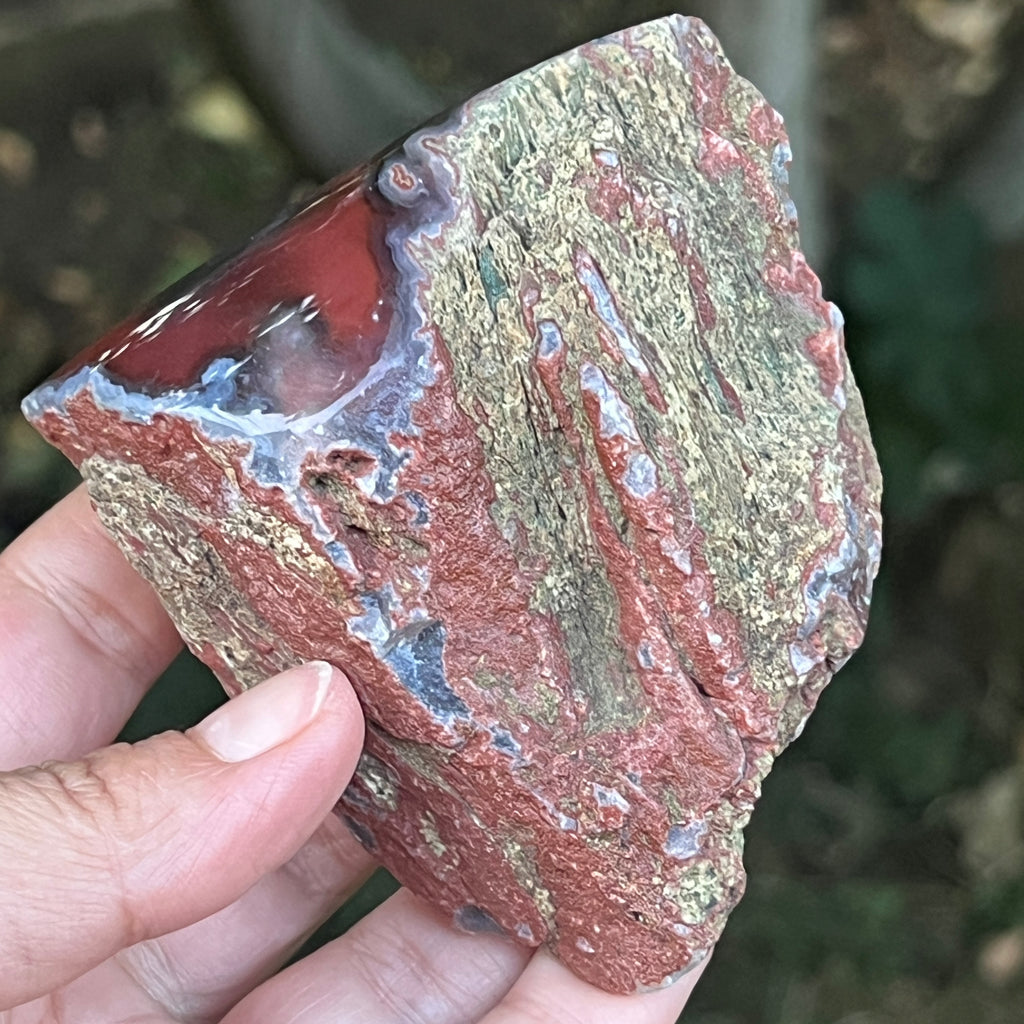 Agat de Botswana, nodul agat river model 14, pietre semipretioase - druzy.ro 3 
