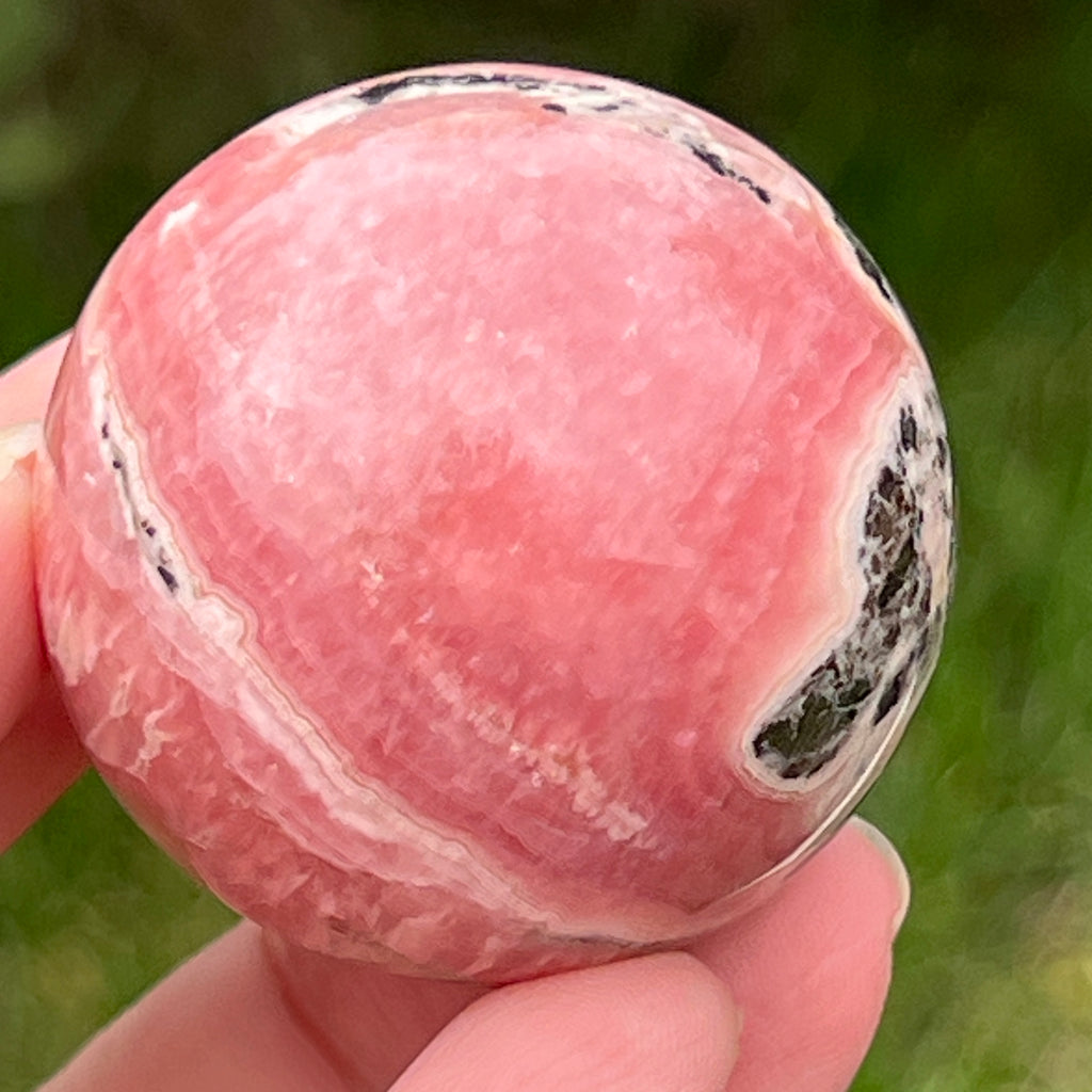 Sfera rodocrozit calitate AAA model 2, pietre semipretioase - druzy.ro 1 