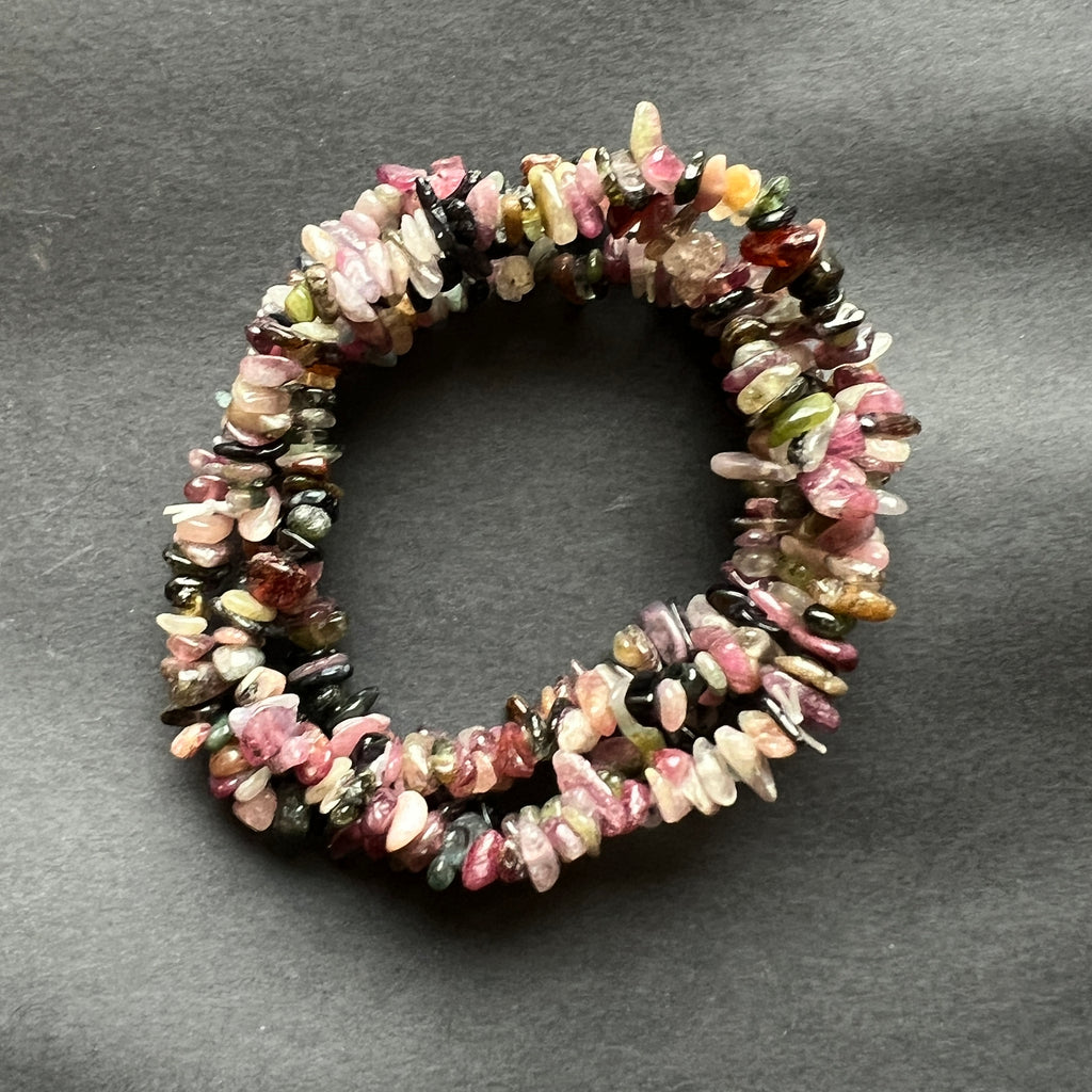 Bratara mix turmalina chipsuri, pietre semipretioase - druzy.ro 4 