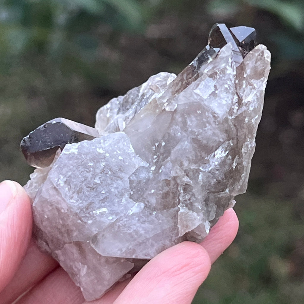 Cluster cuart fumuriu din Brazilia m10, pietre semipretioase - druzy.ro 4 