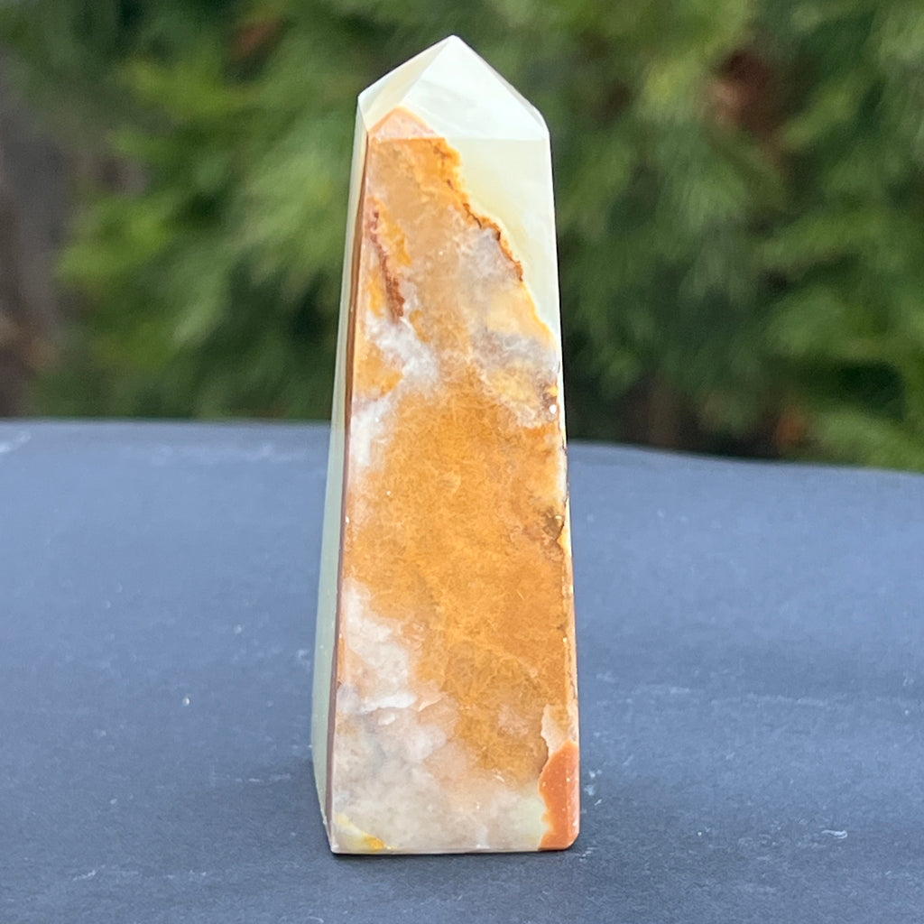Onix verde obelisc/turn model 2, pietre semipretioase - druzy.ro 4 