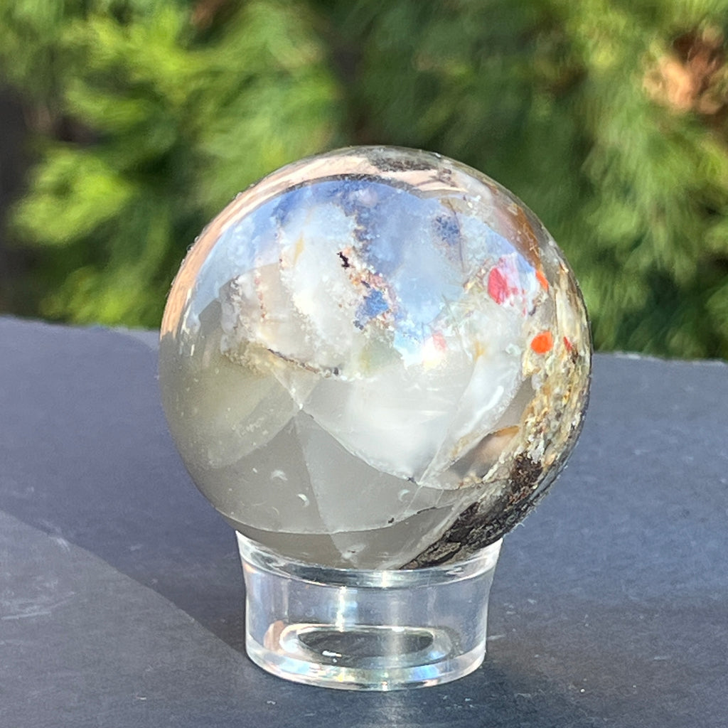 Sfera seftonit piatra sangelui model 1, pietre semipretioase - druzy.ro 7 