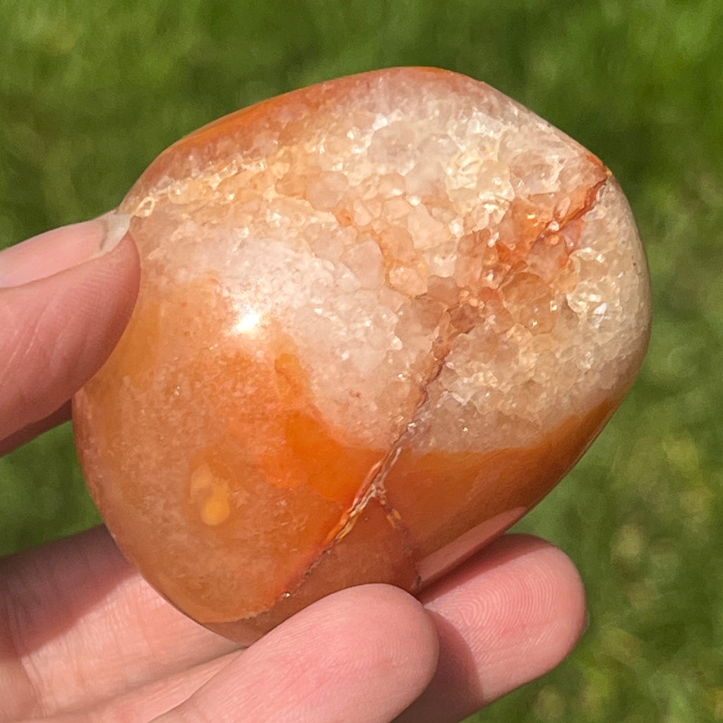 Palmstone carneol model 16A, pietre semipretioase - druzy.ro 2 