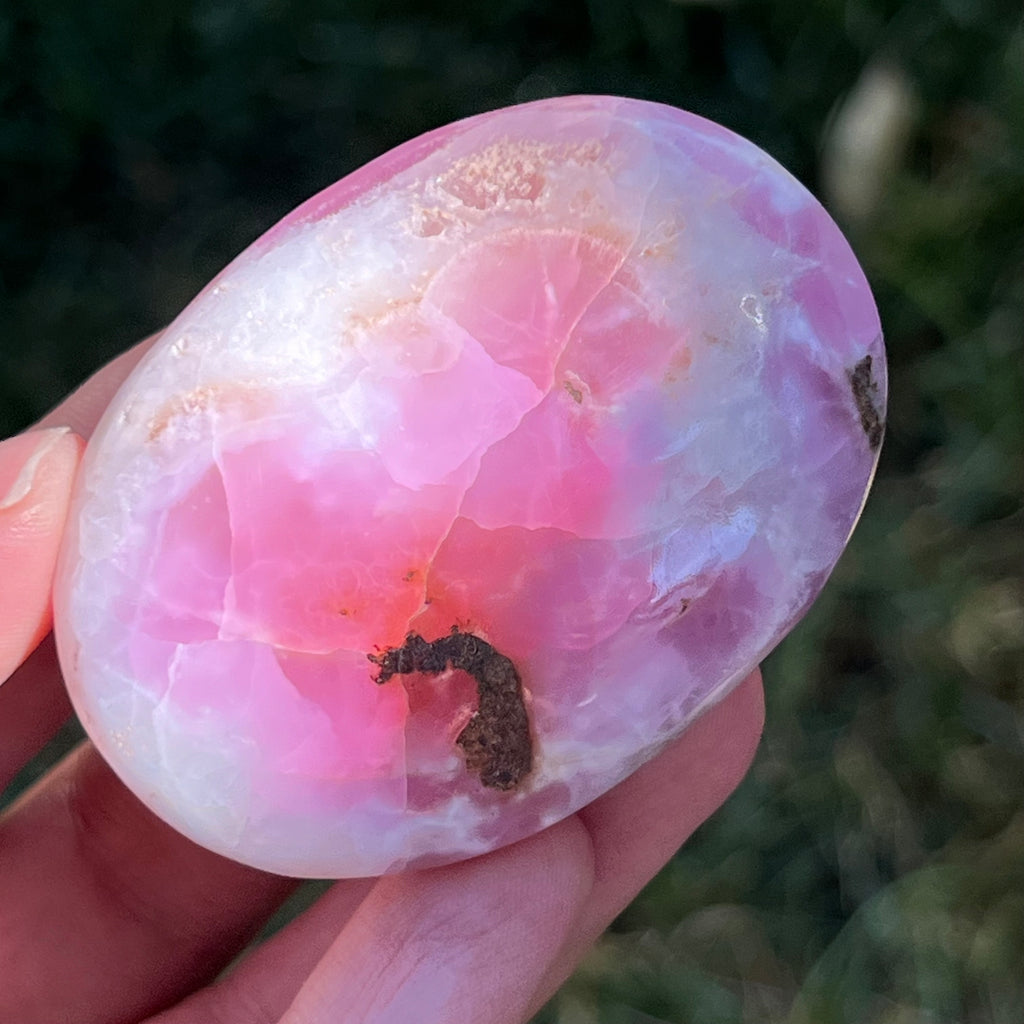 Palmstone Aragonit roz Pakistan model 6, druzy.ro, pietre semipretioase 1