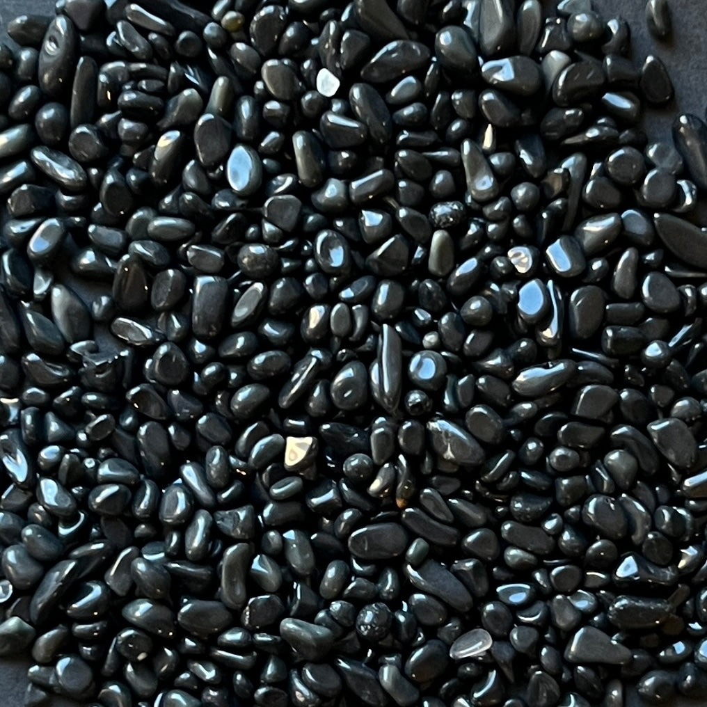 Obsidian chipsuri, pietre semipretioase - druzy.ro 1 