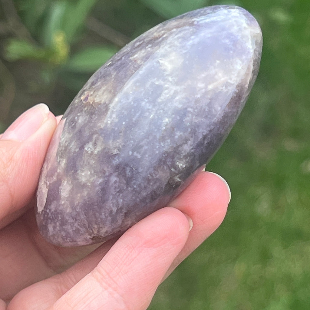 Lepidolit palmstone m12, pietre semipretioase - druzy.ro 6 