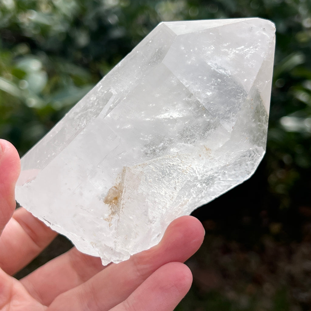 Varf cuart incolor natural, floare de mina L13, pietre semipretioase - druzy.ro 4 