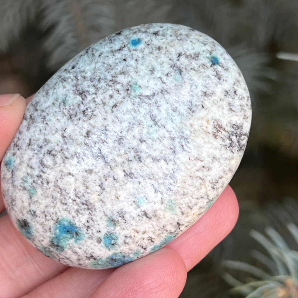 Palmstone K2 Granit cu azurit model 11, pietre semipretioase - druzy.ro 2 
