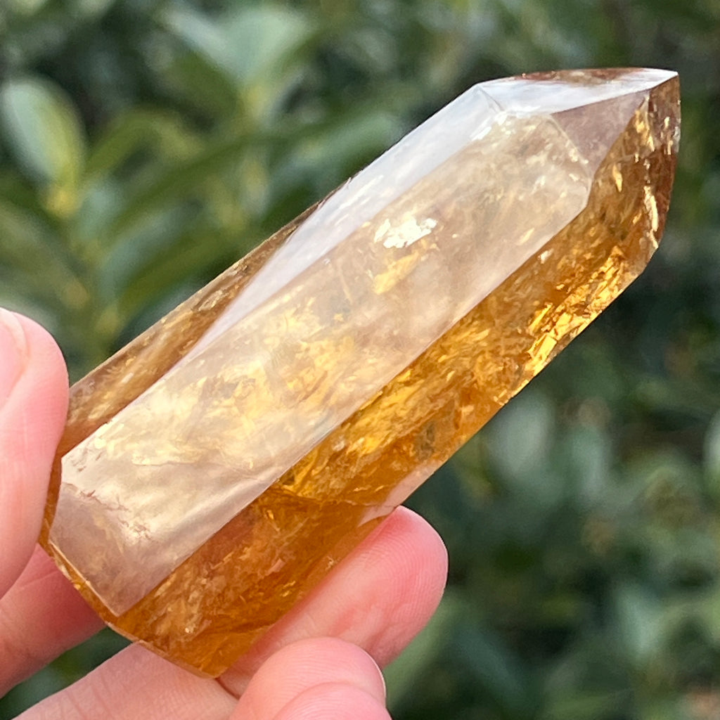 Obelisc citrin Brazilia calitate Extra AAA model 10, pietre semipretioase - druzy.ro 12 