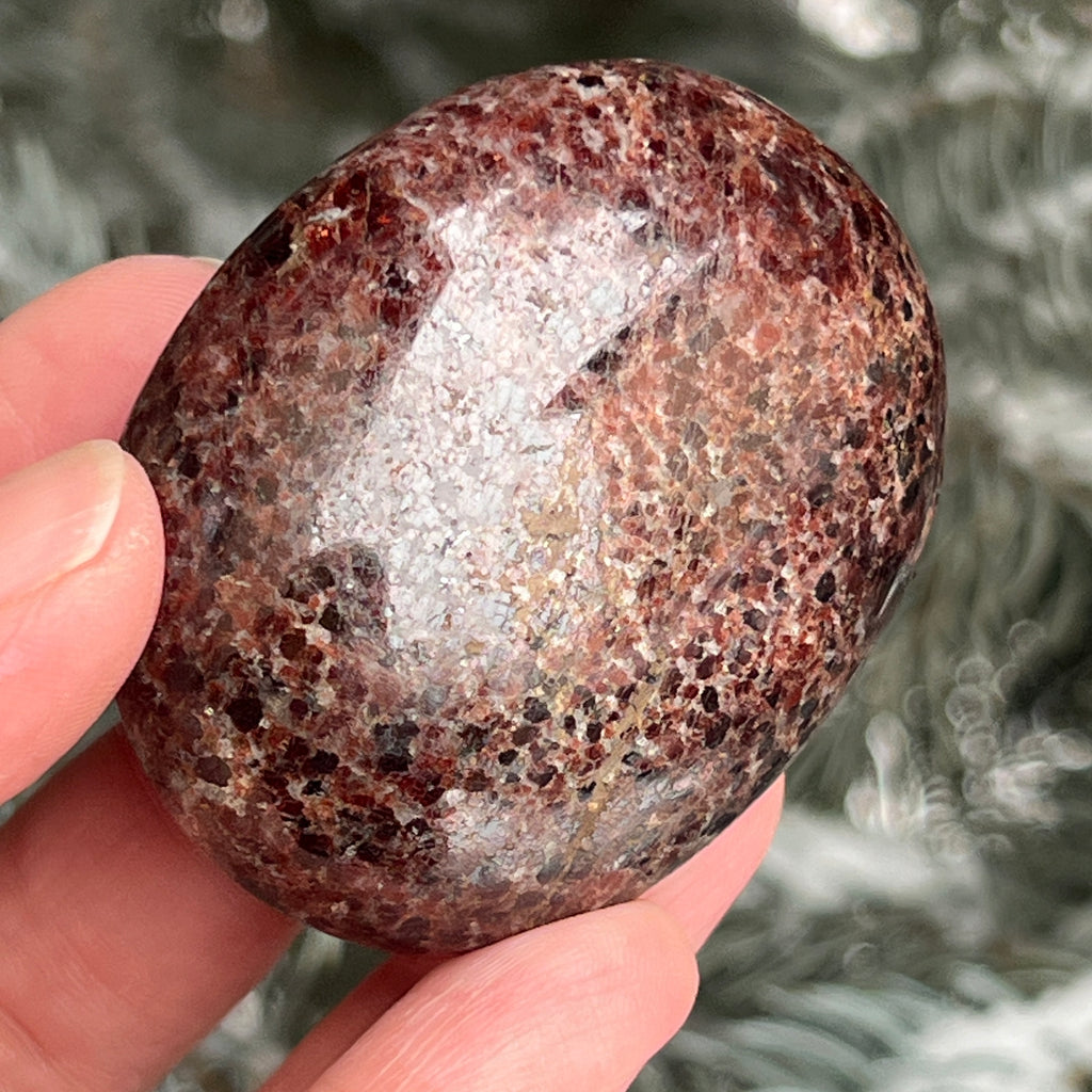 Granat palmstone model 9, pietre semipretioase - druzy.ro 6 