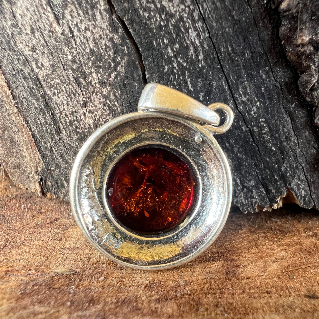 Pandantiv argint cu chihlimbar Amber24, pietre semipretioase - druzy.ro 3 
