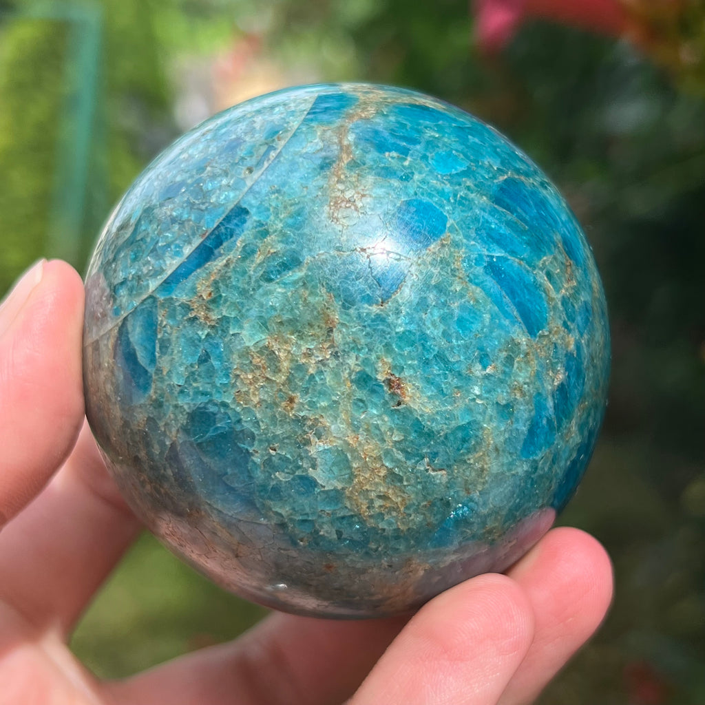 Apatit sfera model 9, 6.5 cm, druzy.ro, pietre semipretioase 9