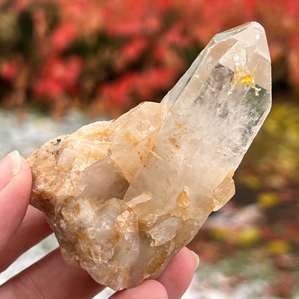 Varf BRUT cuart incolor / cristal de stanca model 5A, druzy.ro, cristale 3