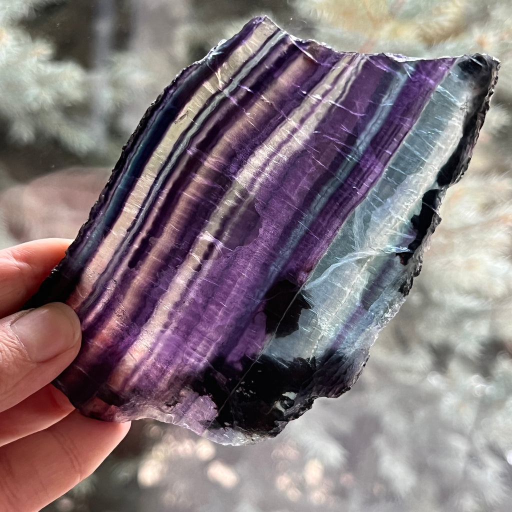 Felie fluorit din Provincia Zhejiang, China model 1, pietre semipretioase - druzy.ro 3 