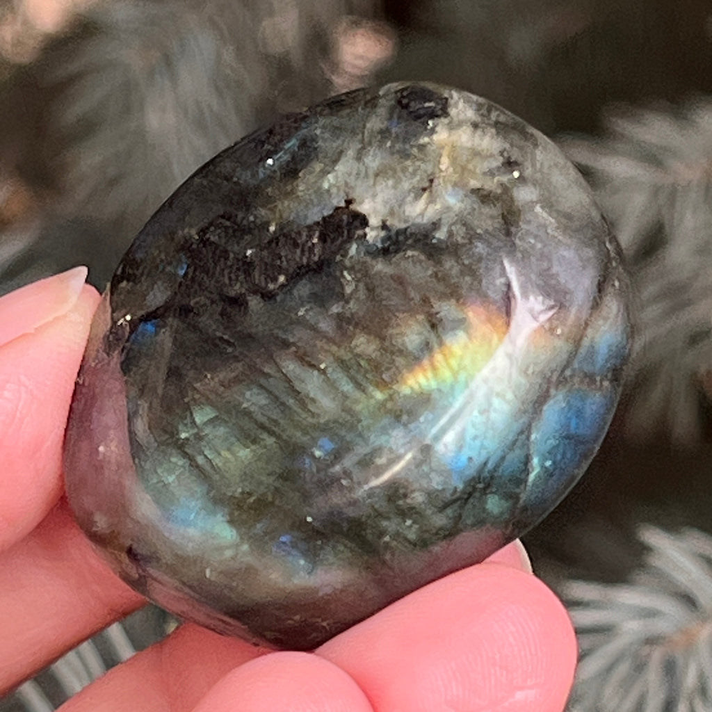Labradorit palm stone m1, pietre semipretioase - druzy.ro 2 