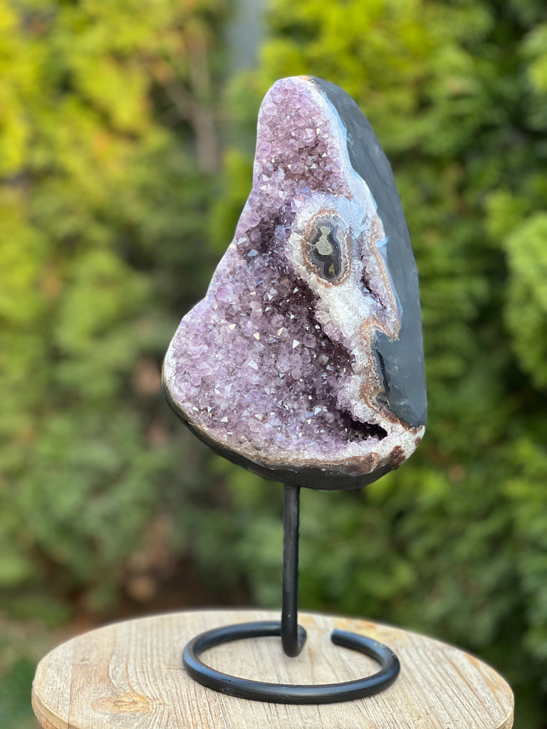 Geoda ametist Uruguay 40 cm XL model 1, druzy.ro, cristale 2