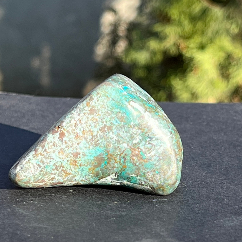 Shattuckite forma libera/palmstone m12, druzy.ro, pietre semipretioase 4