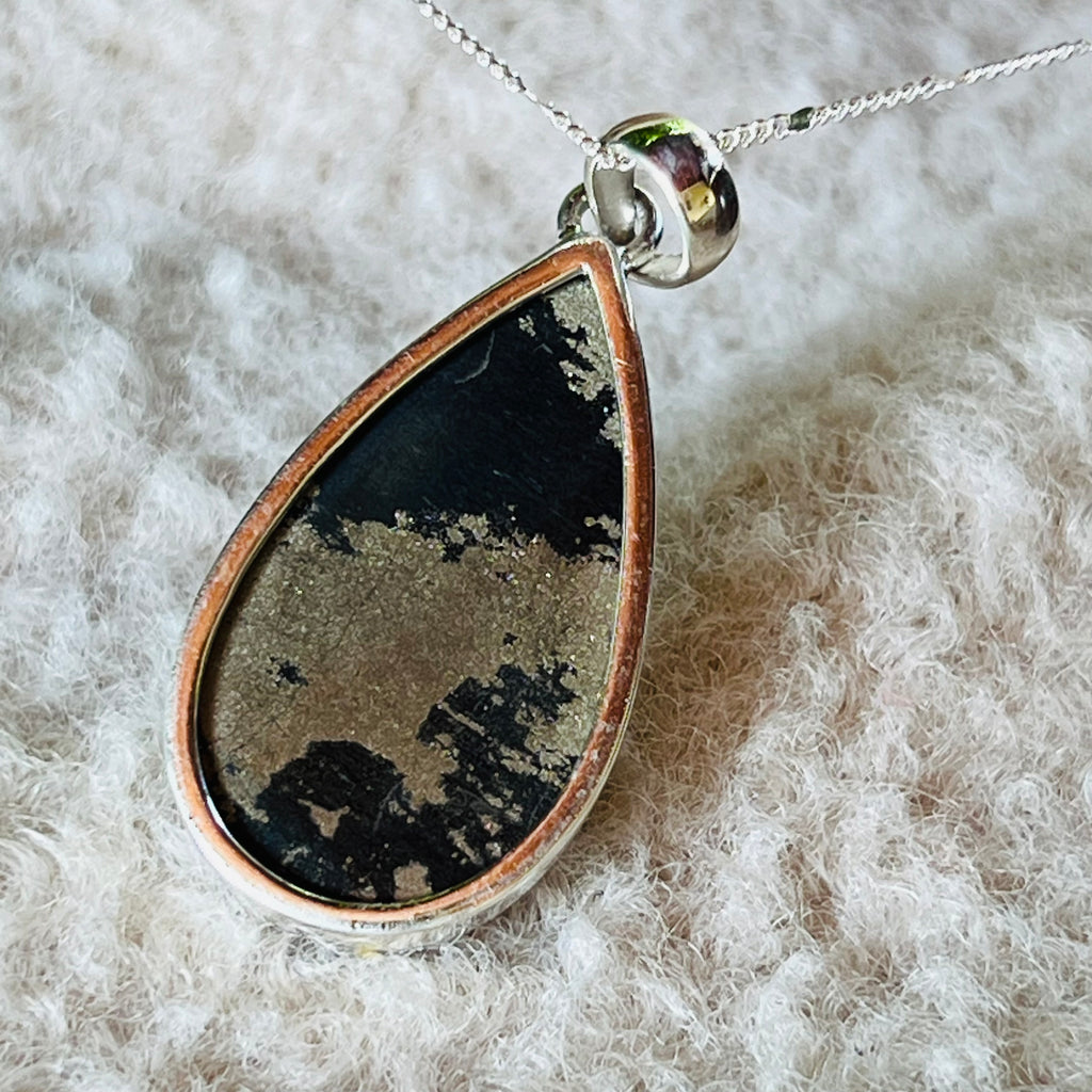Pandantiv pirita 4.5 cm din argint model 2, druzy.ro, pietre semipretioase 3