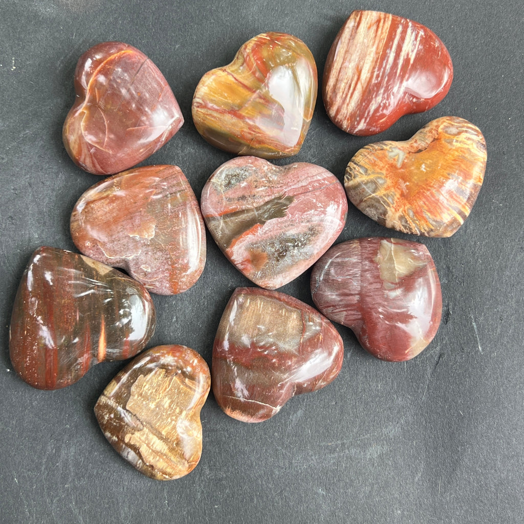 Inima lemn pietrificat, pietre semipretioase - druzy.ro 5 