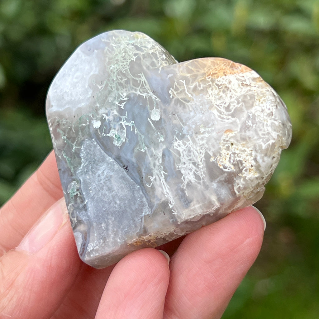 Inima agat muschi model 2, pietre semipretioase - druzy.ro 6 