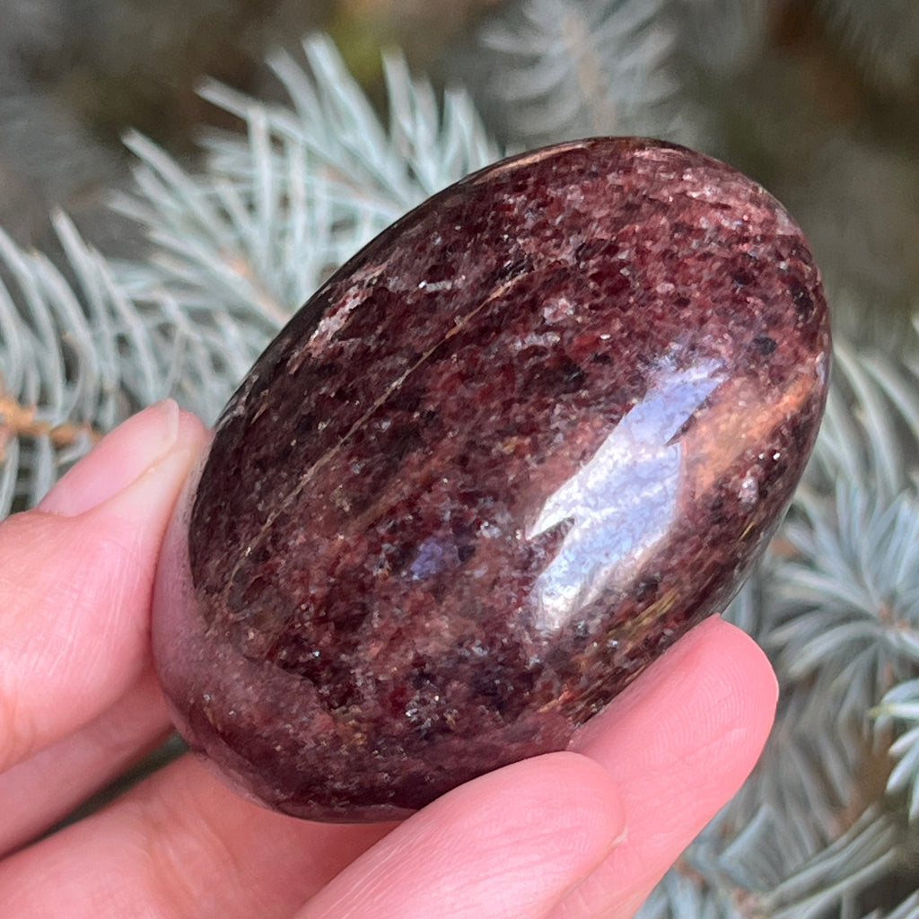 Granat palmstone model 2, pietre semipretioase - druzy.ro 5 