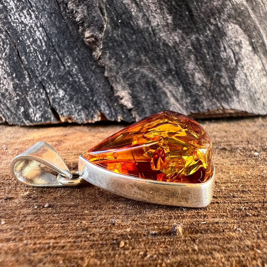 Pandantiv argint cu chihlimbar Amber6, pietre semipretioase - druzy.ro 2 