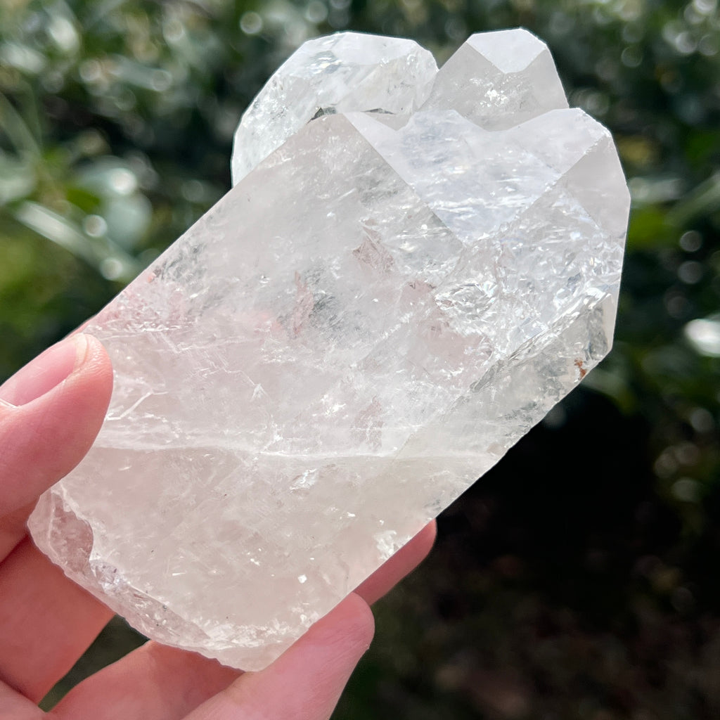 Varf cuart incolor natural, floare de mina L19, pietre semipretioase - druzy.ro 3 