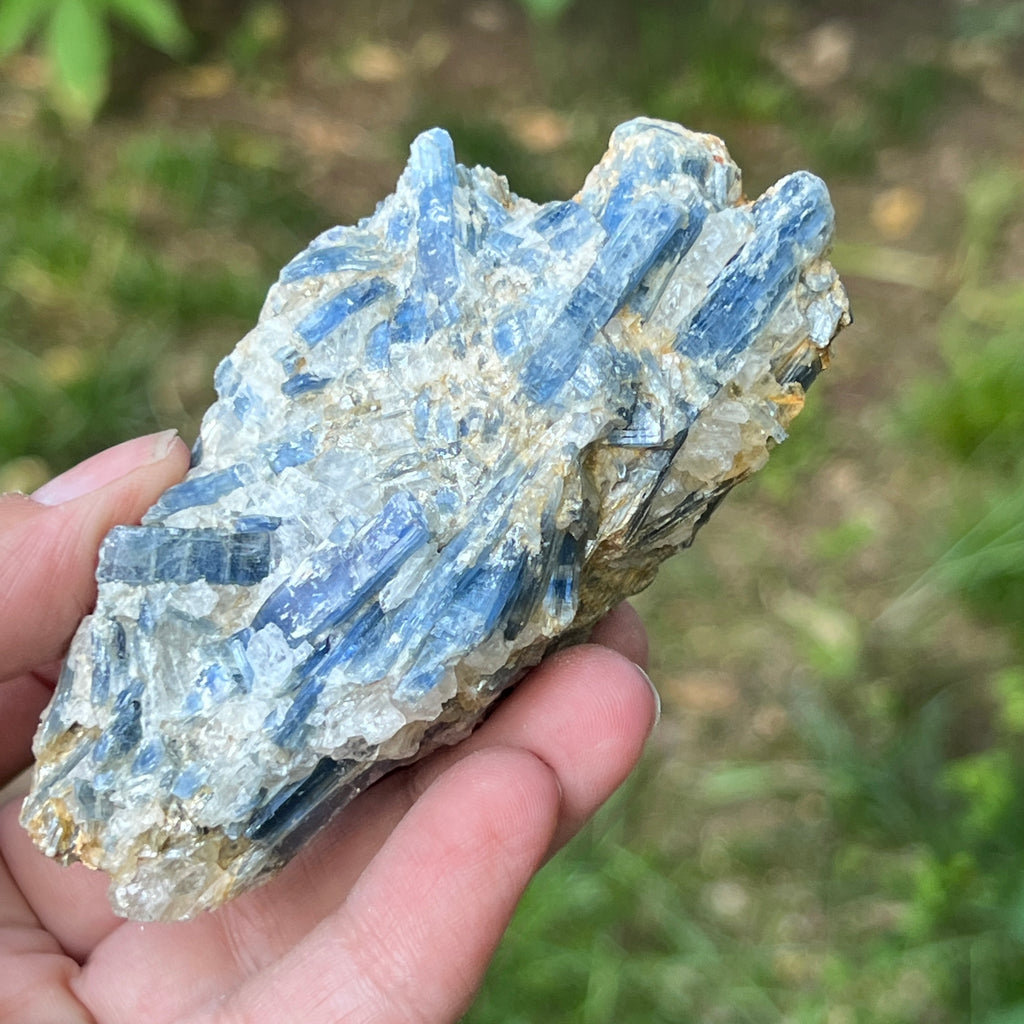 Kianit albastru (Cianit) piatra bruta din Zimbabwe model 8, pietre semipretioase - druzy.ro 5 