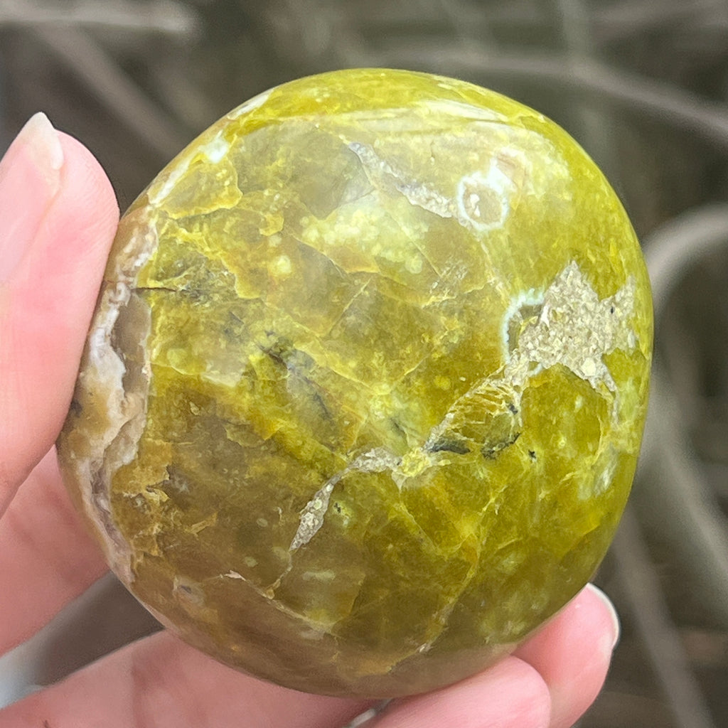 Opal verde palmstone m4, pietre semipretioase - druzy.ro 1 