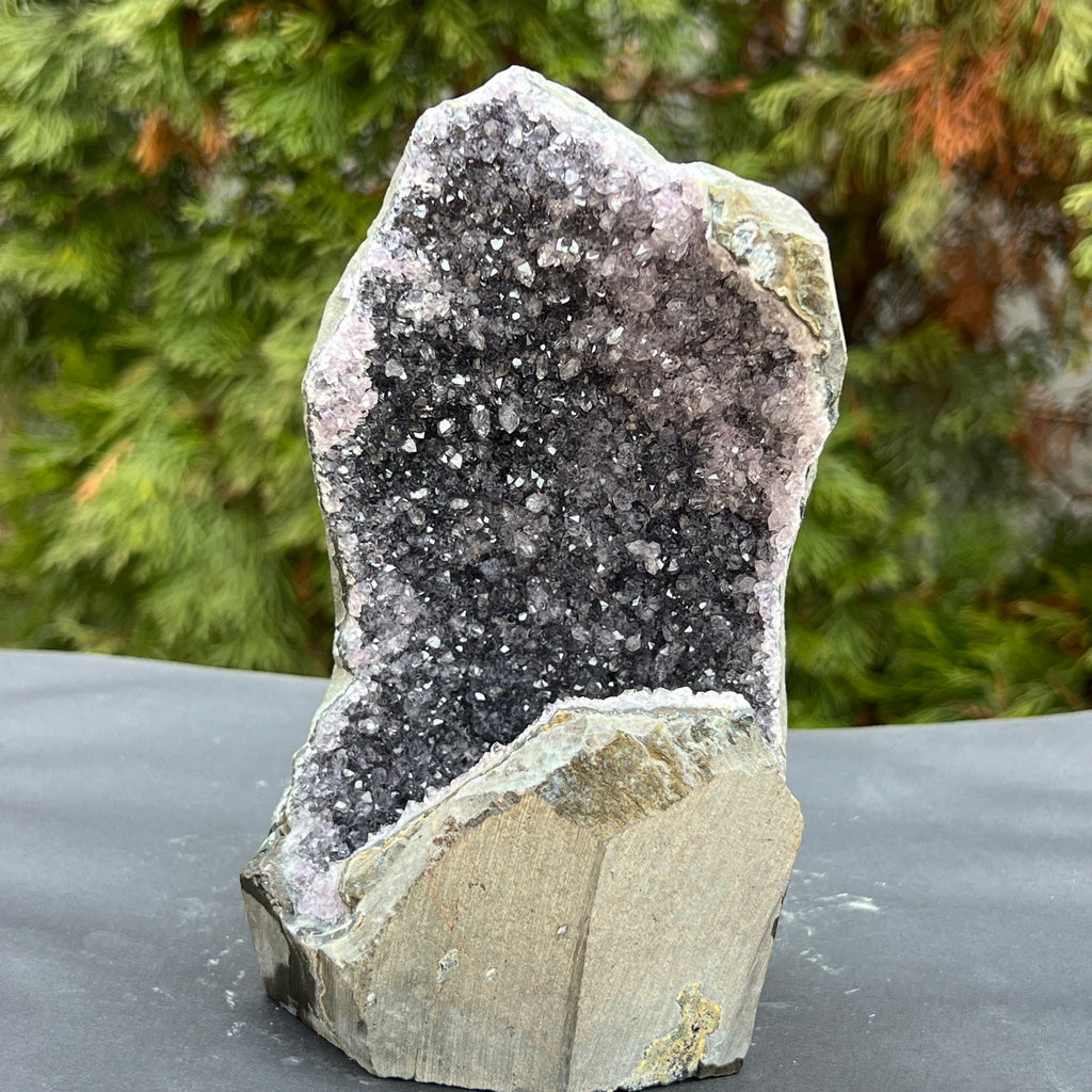 Geoda ametist Uruguay model 42, pietre semipretioase - druzy.ro 2 