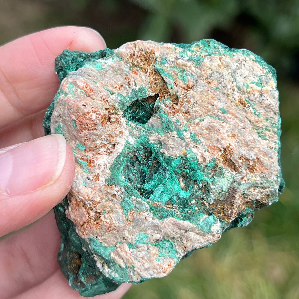 Malachit matasos piatra bruta m2, pietre semipretioase - druzy.ro 8 