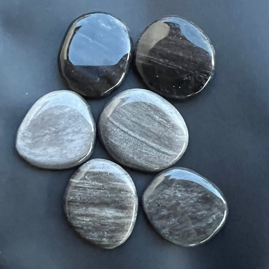 Palmstone obsidian argintiu, pietre semipretioase - druzy.ro 3 