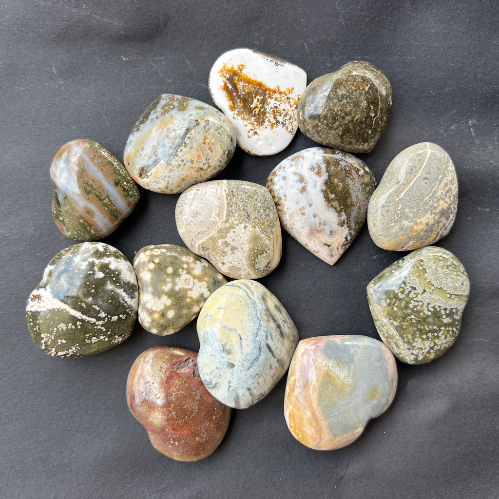 Inima jasp ocean, pietre semipretioase - druzy.ro 5 