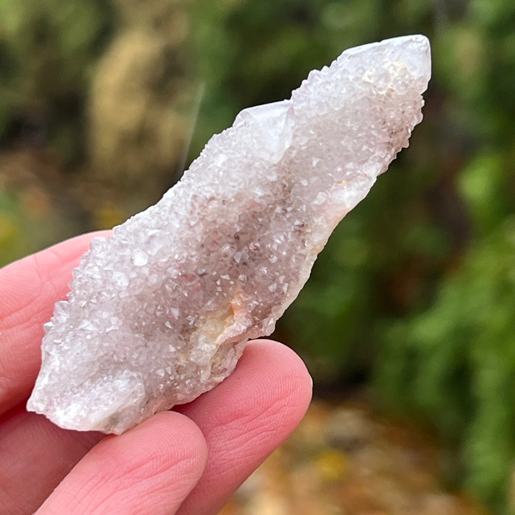 Cluster cuart spirit/cuart cactus mini model AF3/15, druzy.ro, cristale 2
