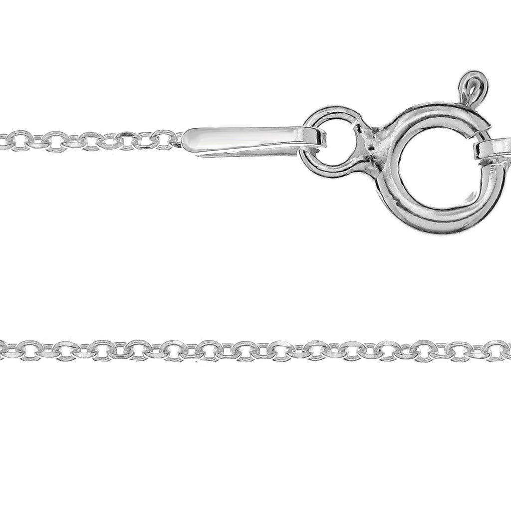 Lant argint model1 -38,40,42 cm, pietre semipretioase - druzy.ro 2 