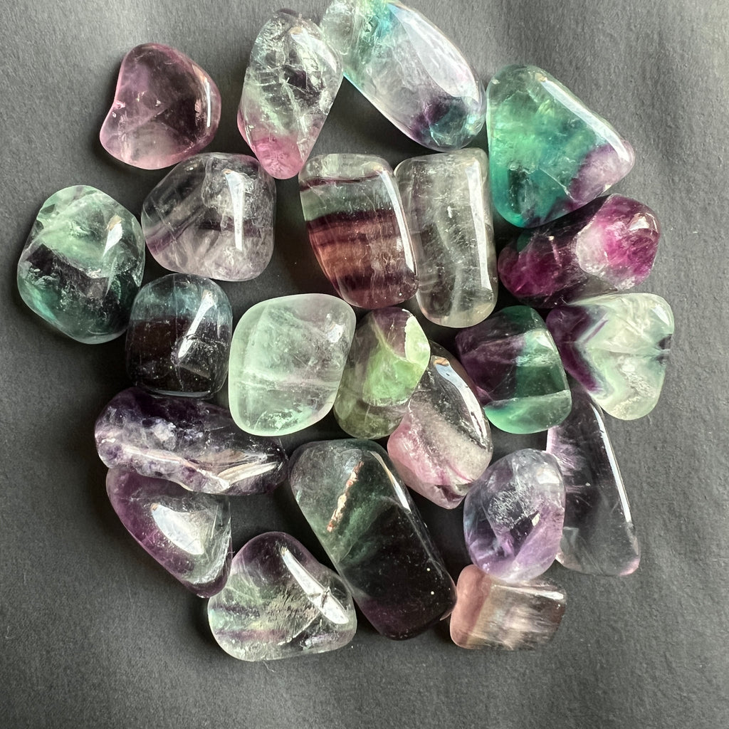 Fluorit piatra rulata mini calitate AAA, pietre semipretioase - druzy.ro 4 