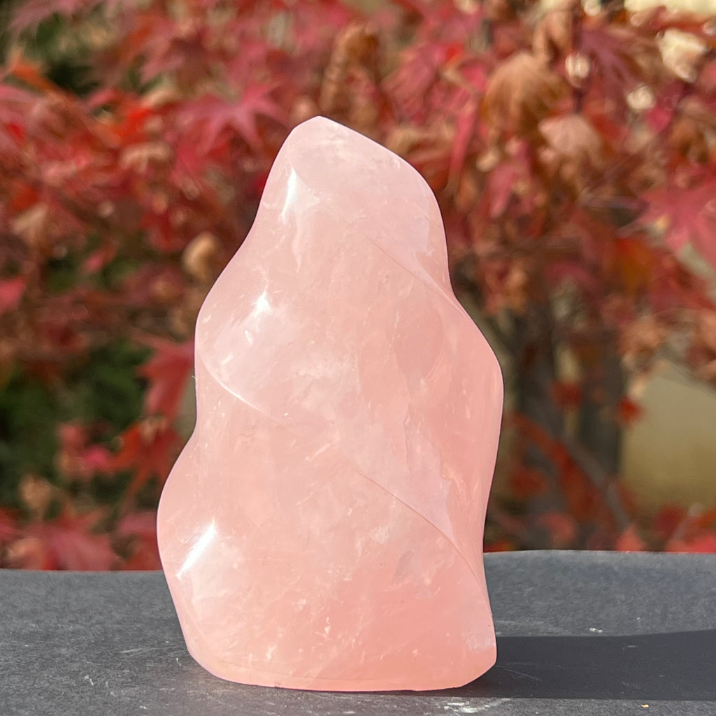 Flacara cuart roz model 2 din Madagascar, druzy.ro, cristale 5