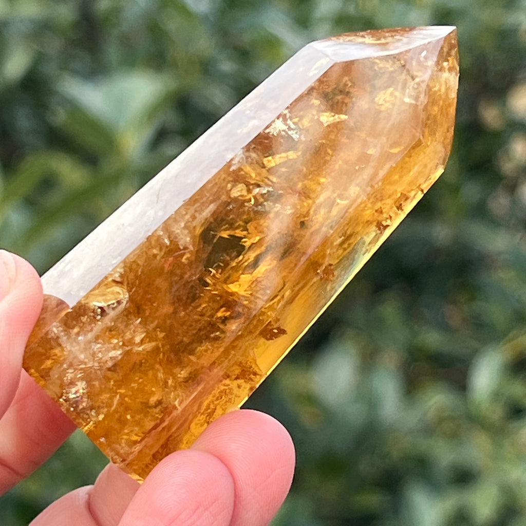Obelisc citrin Brazilia calitate Extra AAA model 10, pietre semipretioase - druzy.ro 3 
