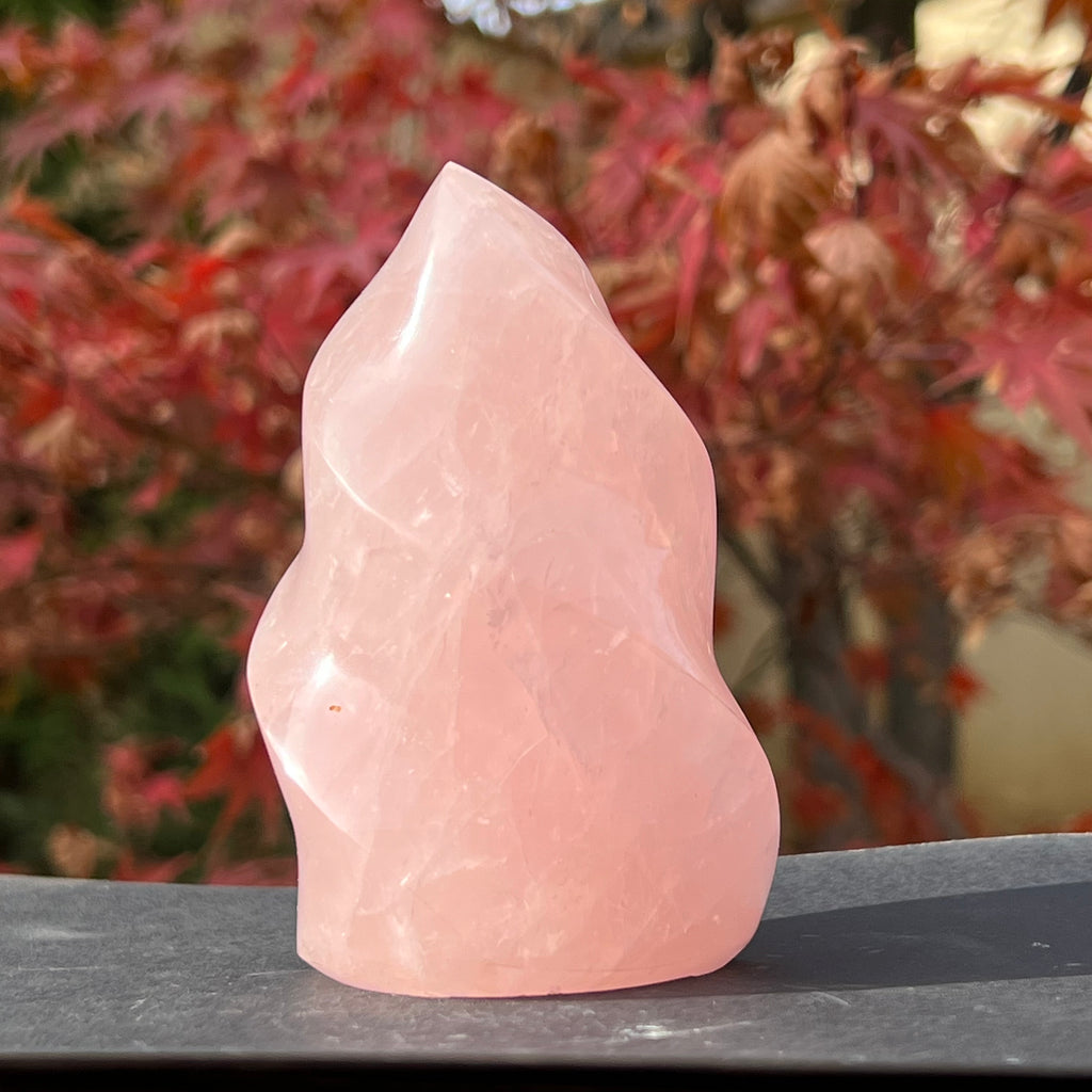 Flacara cuart roz model 2 din Madagascar, druzy.ro, cristale 2