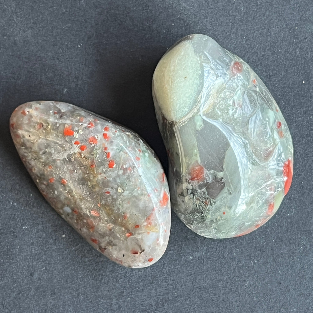 Seftonit piatra sangelui piatra rulata, pietre semipretioase - druzy.ro 3 