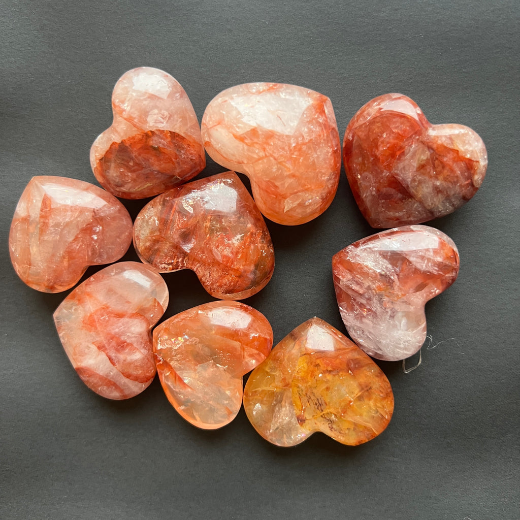 Inima cuart rosu hematoid model 2, pietre semipretioase - druzy.ro 2 