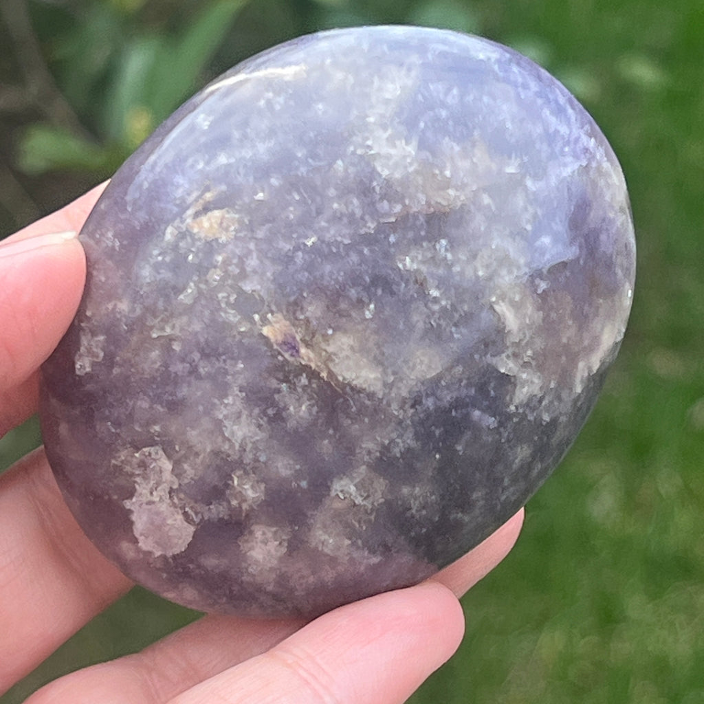 Lepidolit palmstone m12, pietre semipretioase - druzy.ro 3 