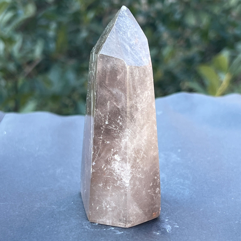 Obelisc cuart fumuriu model 42, pietre semipretioase - druzy.ro 2 