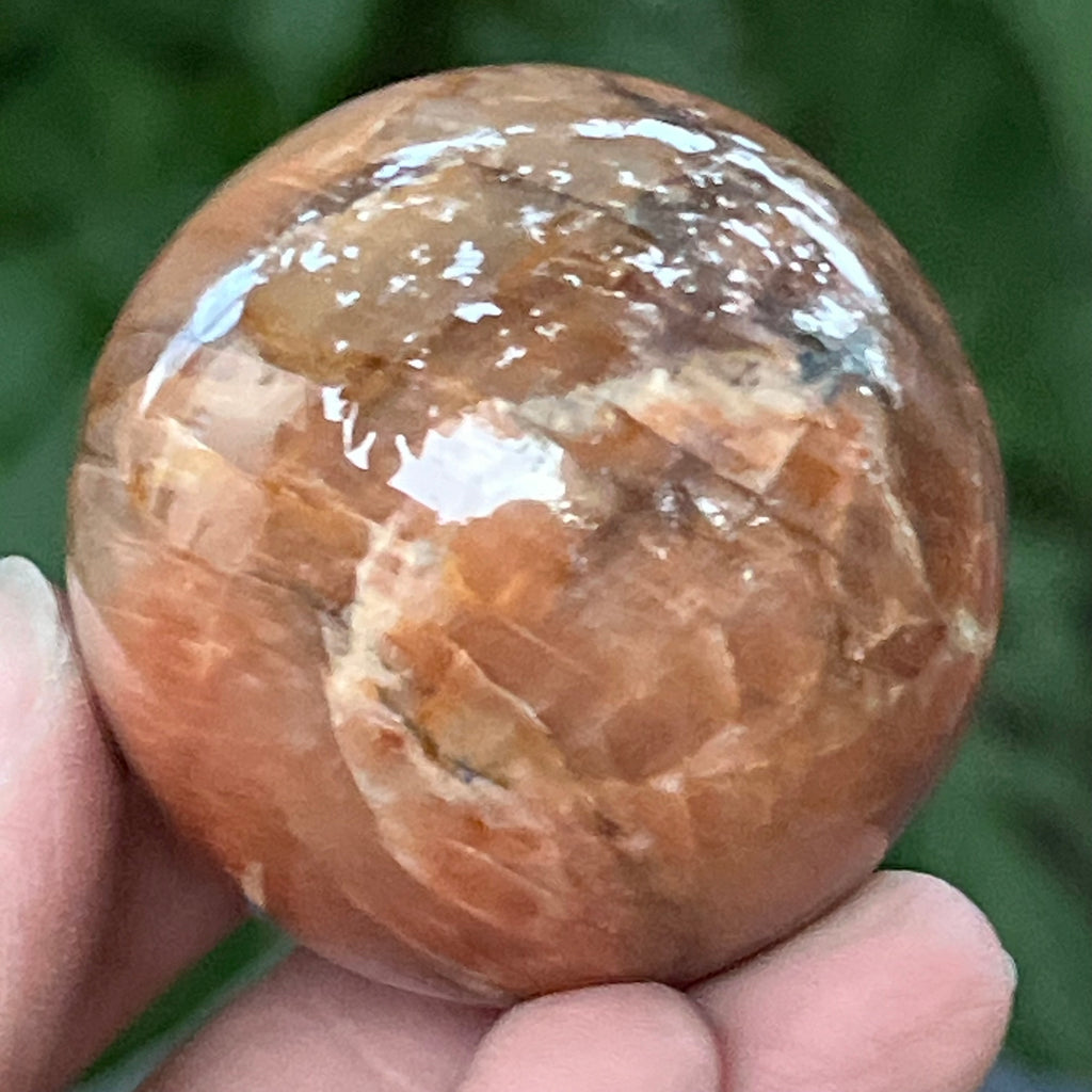 Piatra lunii somon piersica sfera model 9, pietre semipretioase - druzy.ro 3 
