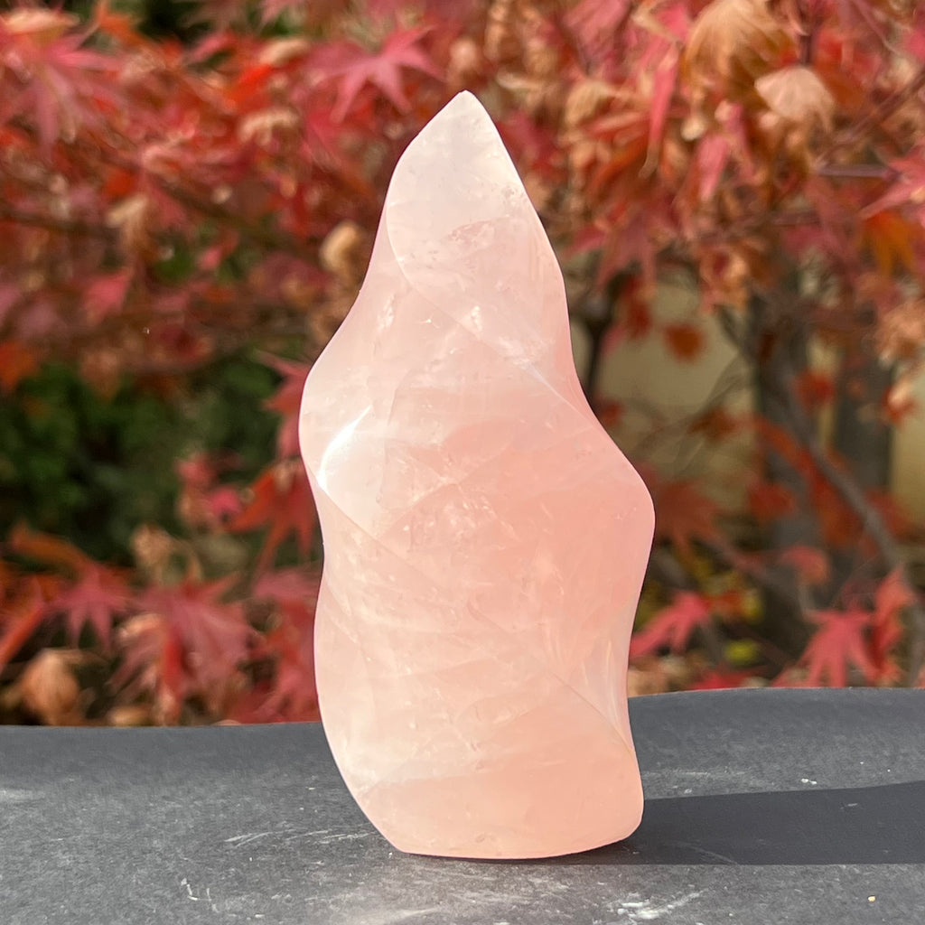 Flacara cuart roz model 6 din Madagascar, druzy.ro, cristale 2