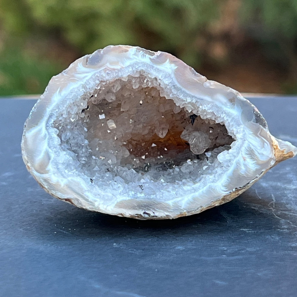 Cluster Agat FEATHER m4, agat cu cuart, druzy.ro, cristale 1