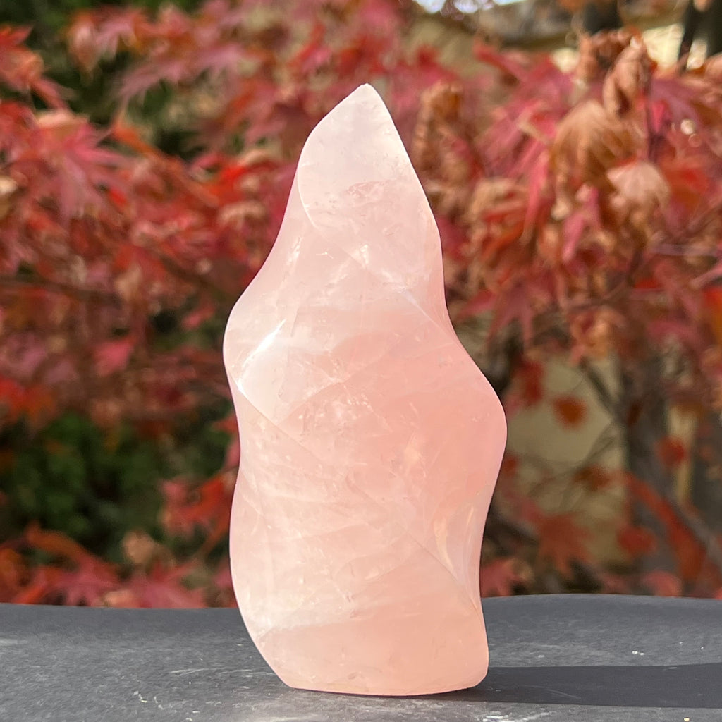 Flacara cuart roz model 6 din Madagascar, druzy.ro, cristale 3
